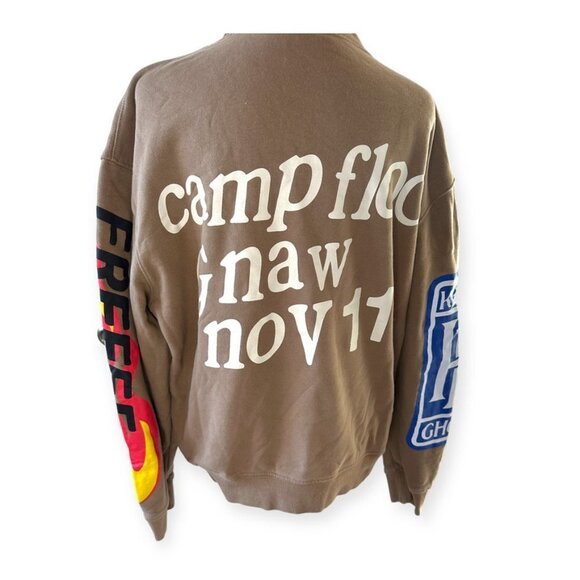 Camp Flog Gnaw Sweatshirt Adult L Lucky Me I See Ghosts Kid Cudi Nov 11 Kanye - Picture 5 of 6